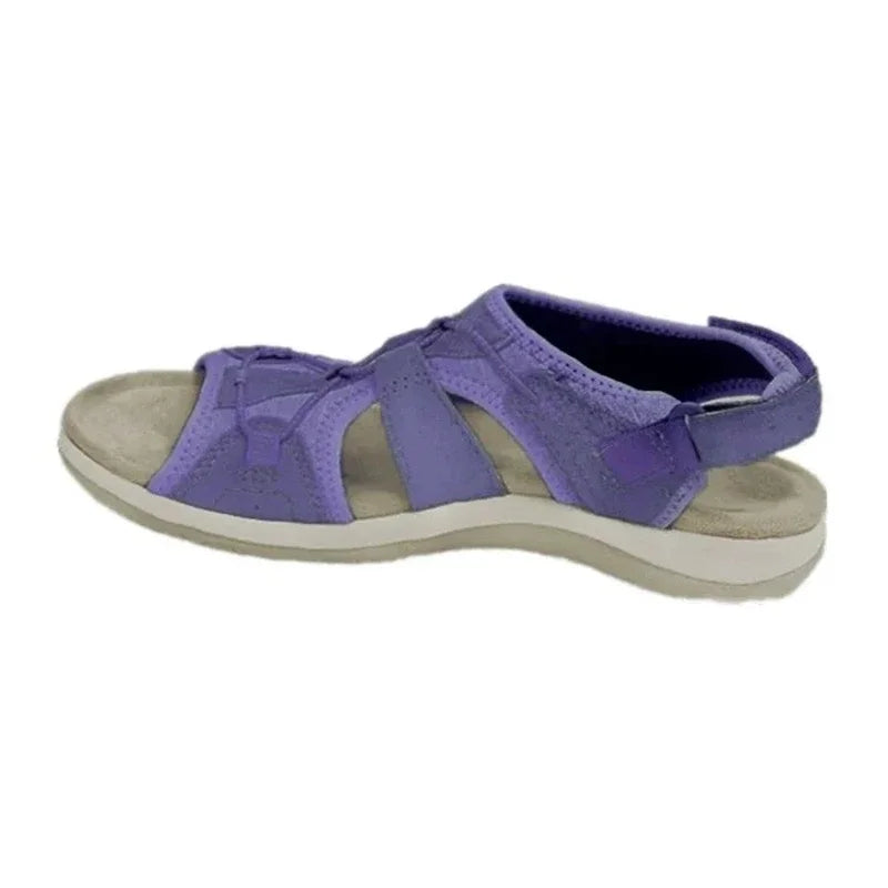 Customizable 2024 New UZZDSS Women Sandals Fashion Pure Color Casual Ladies Comfy Low Cut Round Toe Flat Beach Summer Shoes