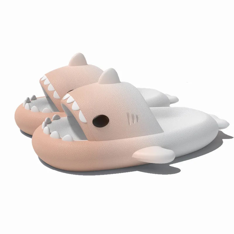 Evshine Summer Women's Sandals Fashion Shark Sandals For Women Lovely Thick Platform Shark Slippers Outdoor Soft Beach Slippers