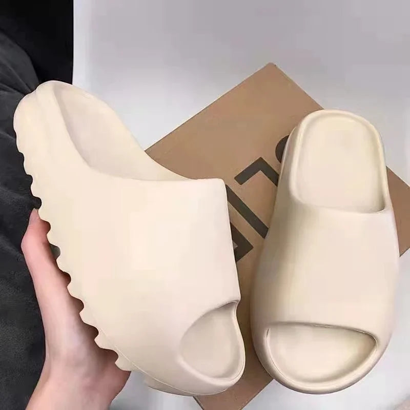 Soft House Shoes Non-Slip thick Soft Platform Slide Sandals for Women Men Indoor Outdoor Shower Bathroom Slipper for Adult