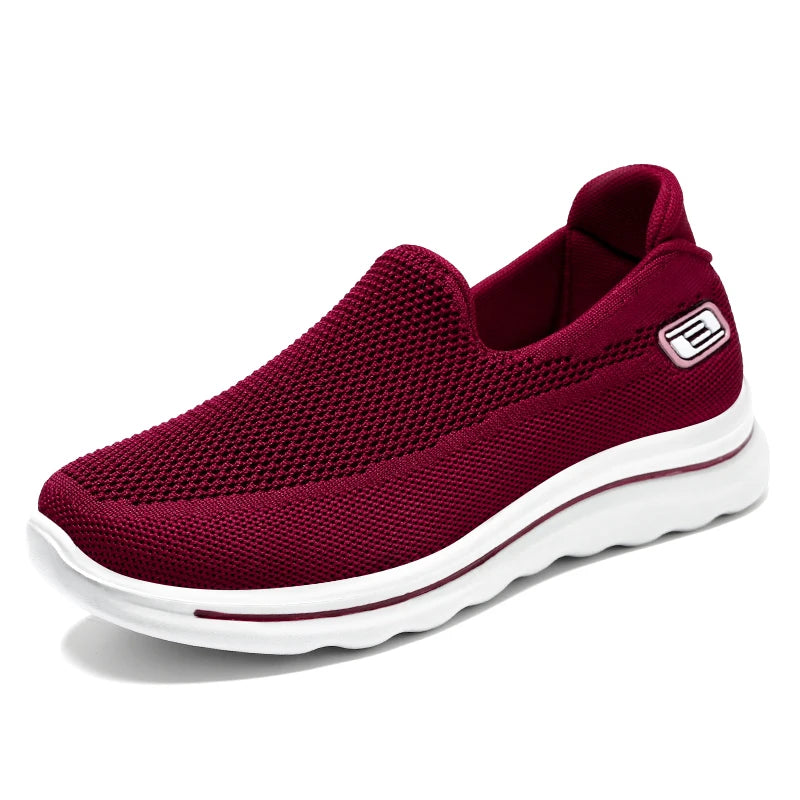 New Women's Sport Sneaker Breathable Ballet Flats Loafers Ladies Boat Luxury Shoes Woman Tennis Orthopedic Slip On Shoes