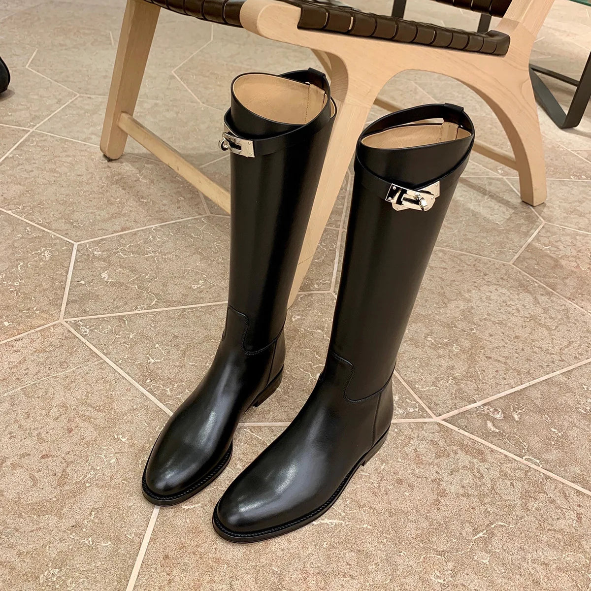 V-mouth Summer Mesh High Boots Women's Breathable Mesh Net Knight Boots Thick Bottom Hollow But Knee Long Cool Boots