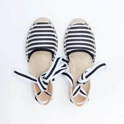 TIMETANG Canvas Espadrille Women Flats Ankle Strap Hemp Bottom Fisherman Shoes For 2017 Spring/Autumn Women Loafers #CH819
