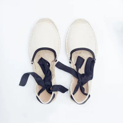 TIMETANG Canvas Espadrille Women Flats Ankle Strap Hemp Bottom Fisherman Shoes For 2017 Spring/Autumn Women Loafers #CH819
