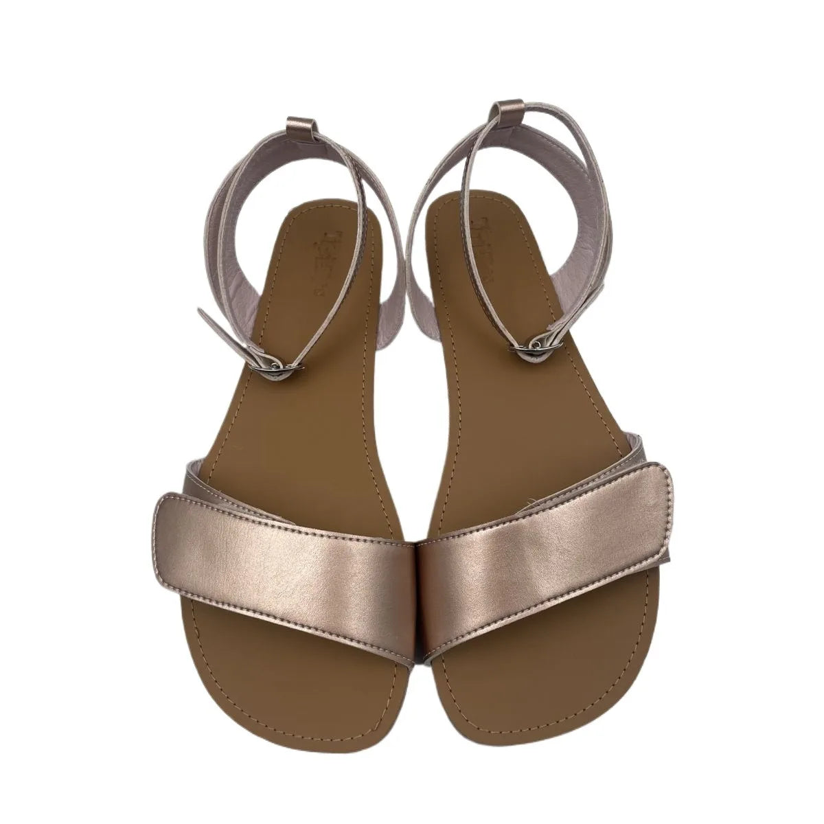 Tipsietoes 2025 Summer Barefoot Leather Flat Sandals For Women Shoes With New MInimalist Soft Sole Zero Drop Sole Light Weight
