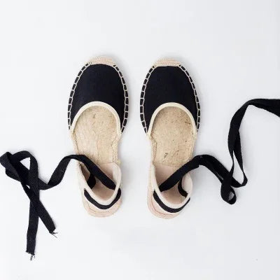 TIMETANG Canvas Espadrille Women Flats Ankle Strap Hemp Bottom Fisherman Shoes For 2017 Spring/Autumn Women Loafers #CH819