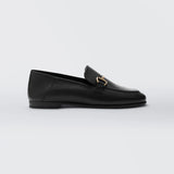Chaussures plates en cuir véritable de haute qualité pour femme, nouvelle mode automne 2023, mocassins beiges à enfiler