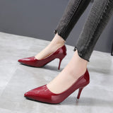 Aphixta 7cm Thin Heels Women Pumps Dress Classic Shoes Wedding Official Leisure Party Shoes Super Big Size 49 50 Plus Size