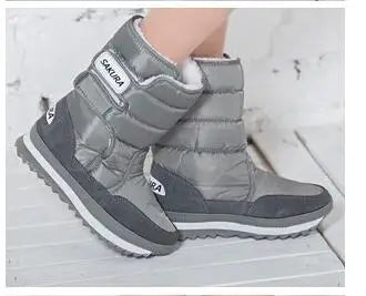 Bottes de neige chaudes pour femmes, marque tendance, hiver 2024, violet, chaussures plates, blanc, rouge, noir, jaune