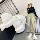 2023 Chaussures Décontractées Femmes Marque Printemps Designers Talons Wedges Baskets Blanches Plateforme Tenis Feminino Entraîneurs Femmes Marche