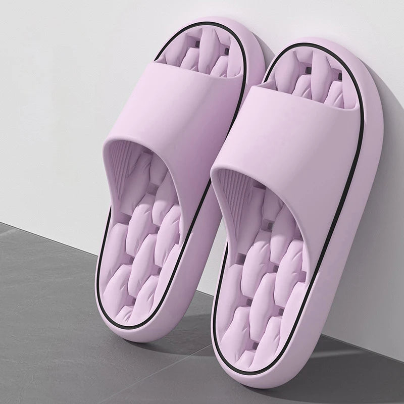2024 Women Home Shoes Platform Slipper Summer Beach Flip Flops Women EVA Soft Sole Flat Shoes Mute Non-slip Slides Beach Sandal