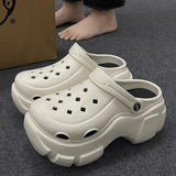Winter Summer Clogs Outdoor Waterproof Platform Women Slipper Beach Slides Beard Black Designer Sandals with Charms Graden Shoes