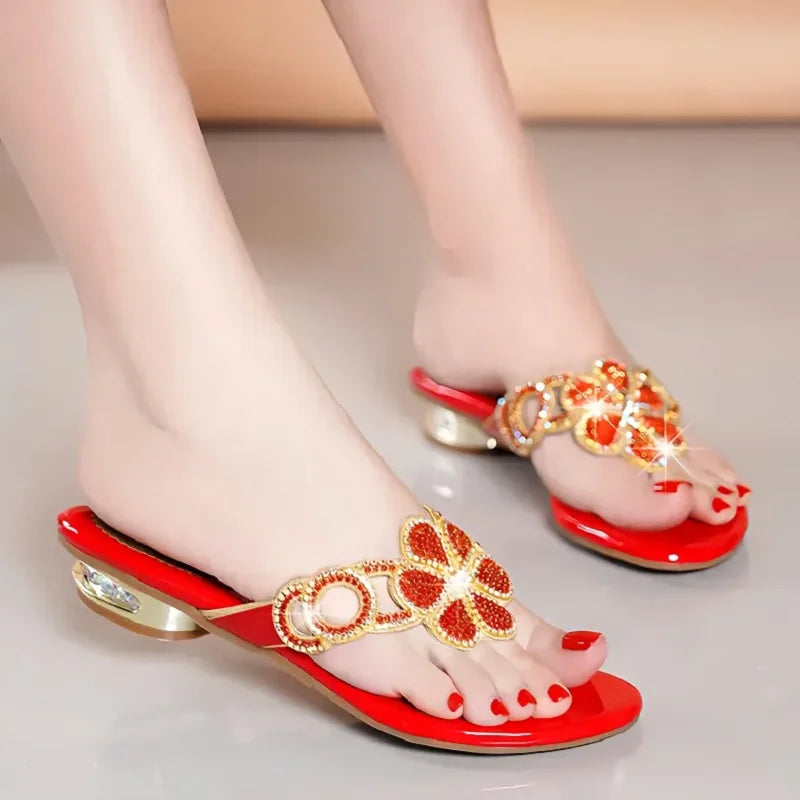Cresfimix Women Fashion Sweet Multi Color High Quality Spring Slip on Peep Toe Shoes Lady Casual Sandals Sapatos Femininas A1477