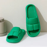 Thick Sole Flat Bottom Bathroom Home Slippers Fashion Soft Sole EVA Indoor Women Sandals Summer Non Slip Slippers TG22
