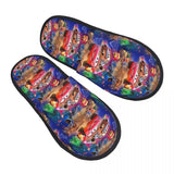 Custom Lightning McQueen Sport Cars Soft Scuff With Memory Foam Slippers Women Spa House Shoes