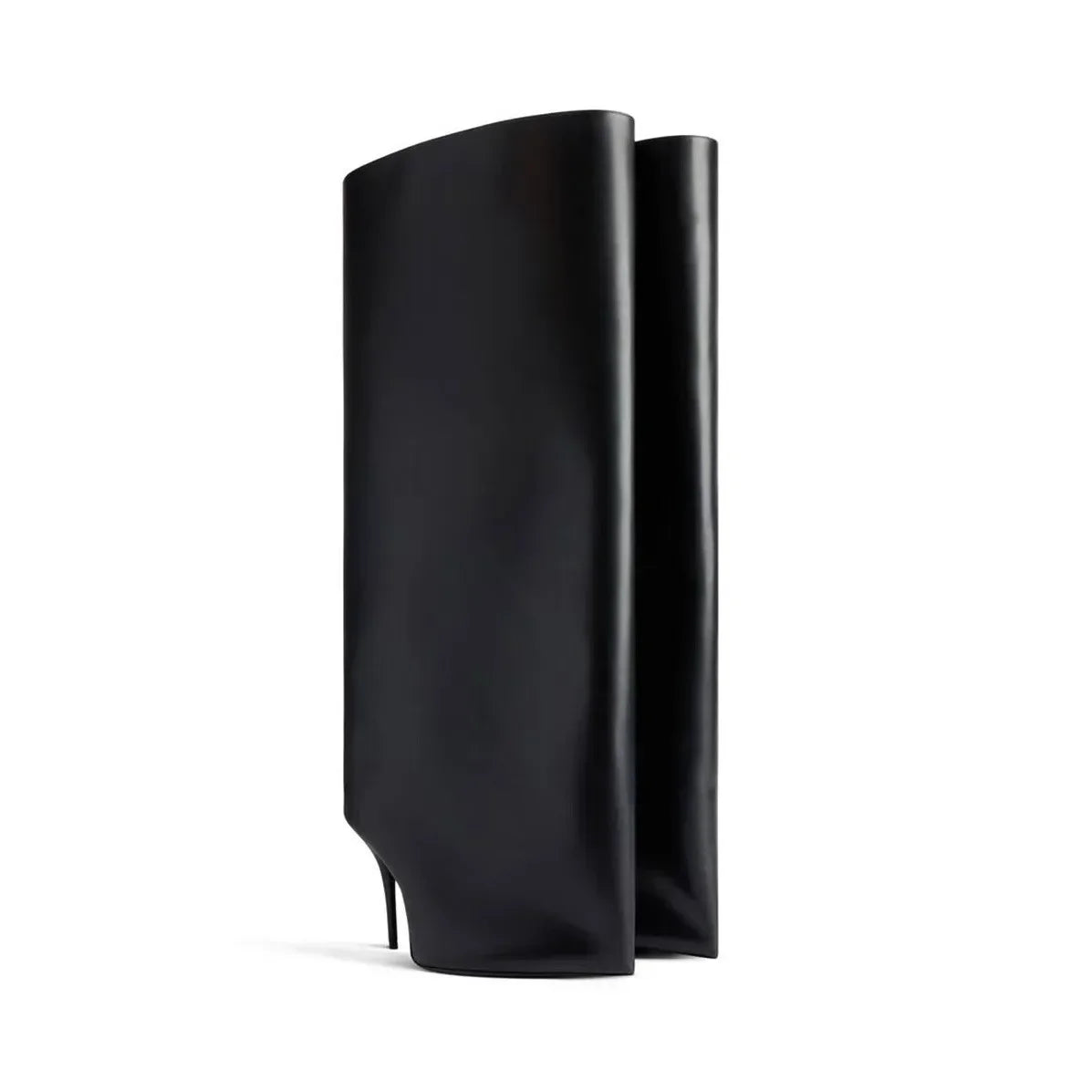 2024New Designer Slender High Heels Knee Length Women's Boots Fashion Walk Party Women's Large Mid Size Boots Autumn and Winter