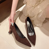 Leopard Print Women High Heel Shoes Fashion Pointed Toe Shallow Shoes Party Dress Ladies Pumps Shoes