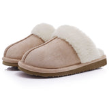 Litfun Winter Fur Women Slippers Fashion Fluffy Fur Slippers Furry Fuzzy House Slippers Indoor Warm Bedroom Comfy Plush Slippers