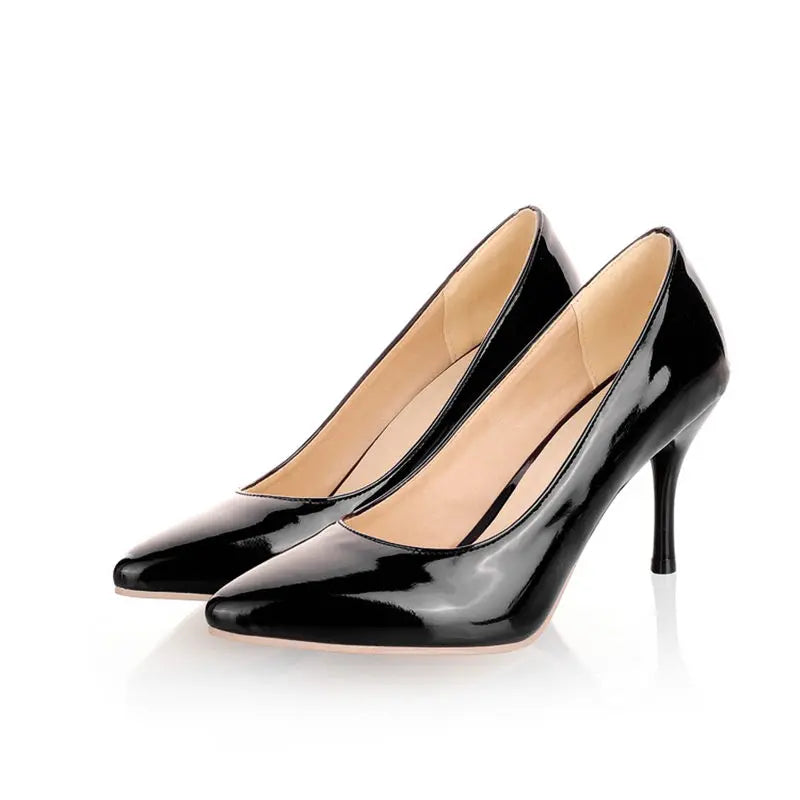 Elegant Pumps Shoes Woman 2024 Spring High Heels Red Pink White Nude Women's Heeled Party Office Wedding Shoes Female Large Size