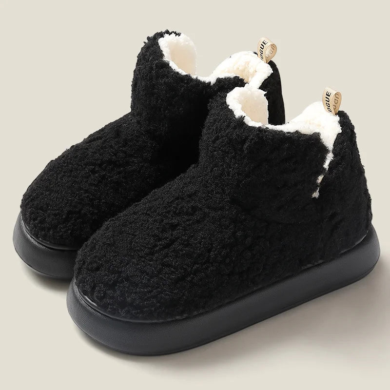 QYCKABY Fur Snow Boots For Women 2023 New Winter Thick Platform Ankle Boots Shoes Ladies Mens Classic Plush Warm Boots Free Ship
