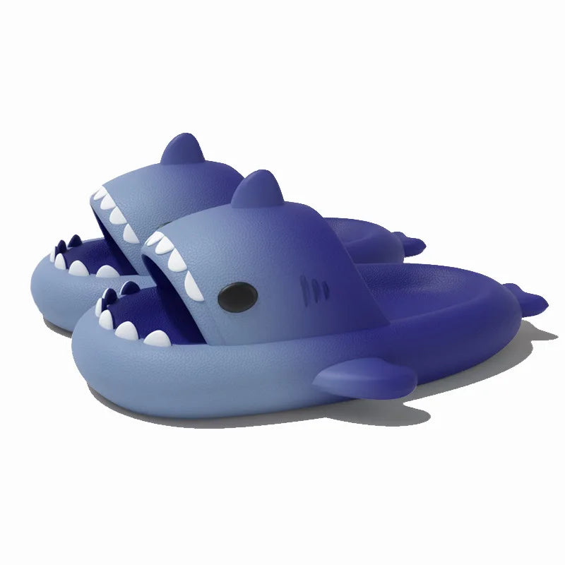 Evshine Summer Women's Sandals Fashion Shark Sandals For Women Lovely Thick Platform Shark Slippers Outdoor Soft Beach Slippers