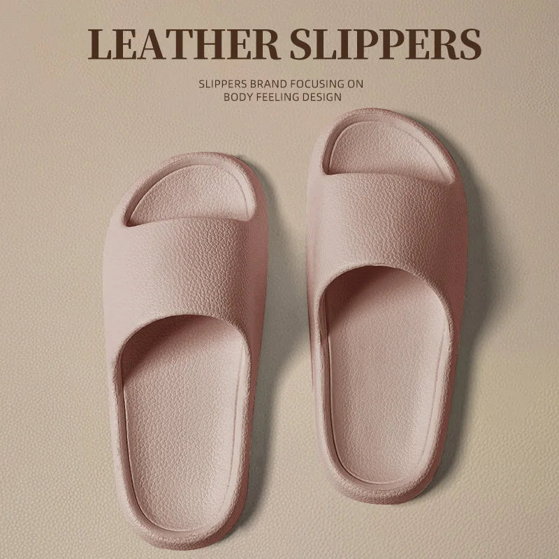 Women's Solid Color Casual Simple Slipper, EVA Material, Comfortable Indoor/Outdoor Dual-use, Anti-Slip Design.