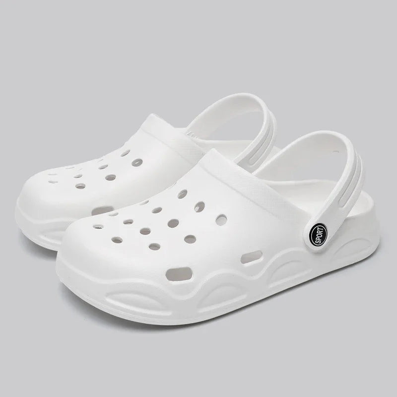 EVA Summer Women Fashion Cute Outdoor Non-Slip Rubber Slippers Indoor Soft Sole Couple Graffiti Sandals