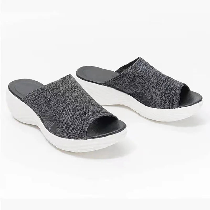 Women Sandals Summer Shoes 2022 New Low Heels Sandalias Mujer Lightweight Wedge Shoes For Women Slippers Summer Platform Sandals