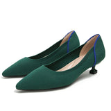 Women's high heels shoes  2025 new spring  / autumn / fashion beautiful breathable sweat absorbing comfortable shallow mouth p