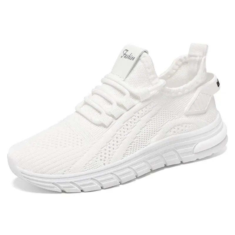 Women Casual Sneakers Lace-up Gym Vulcanized Shoes White Female Footwear Fashion Breathable Walking Mesh Flat Shoes Trainers