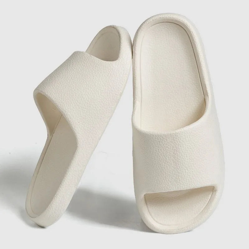 Summer Fashion Slippers Women Shoes Cloud Slippers For Men Home Flat Sandals Massage Flip Flops Couples Bathroom Indoor Slides