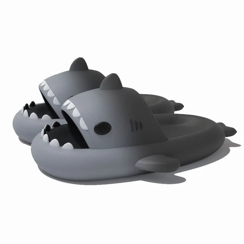 Evshine Summer Women's Sandals Fashion Shark Sandals For Women Lovely Thick Platform Shark Slippers Outdoor Soft Beach Slippers