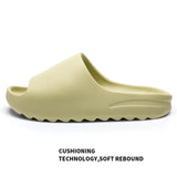 Soft House Shoes Non-Slip thick Soft Platform Slide Sandals for Women Men Indoor Outdoor Shower Bathroom Slipper for Adult