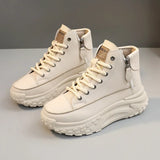 Fashion High Top Ankle Boots for Women 2024 New Comfortable Platform Sneakers Designer Brand Outdoor Casual Shoes Tenis De Mujer