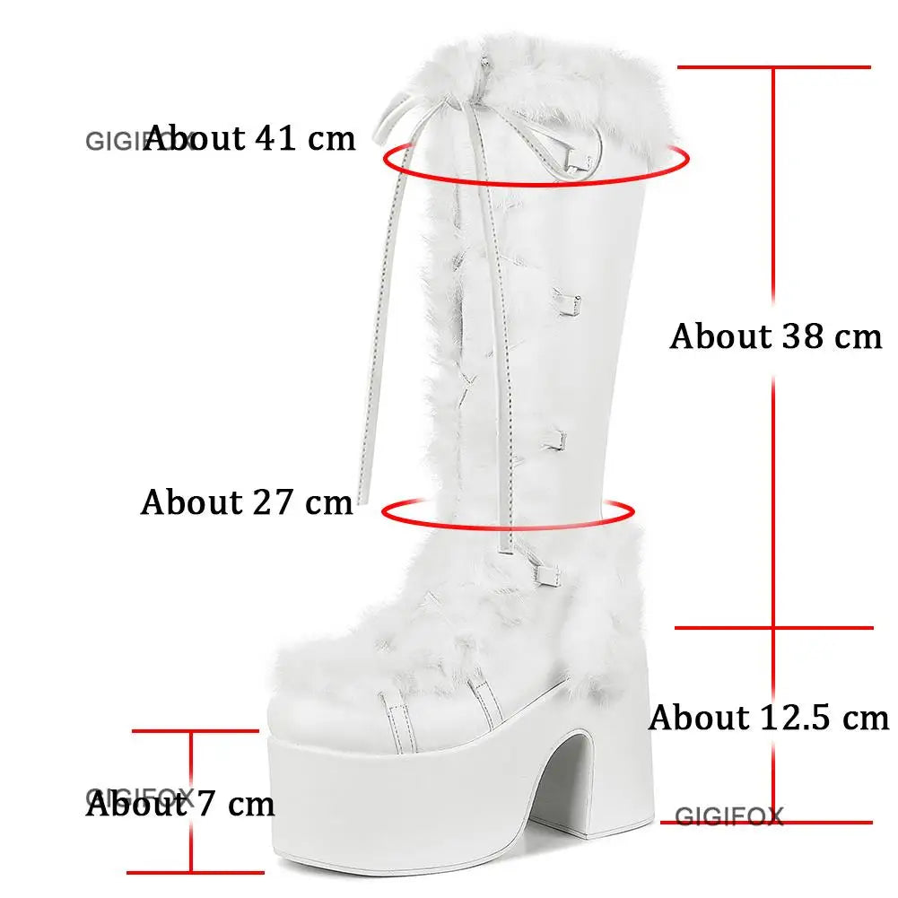 GIGIFOX Platform Ankle Boots For Women Lace Up Fashion Combat Goth Gothic Punk Style Boots 2024 Winter Short Boots Shoes Brand