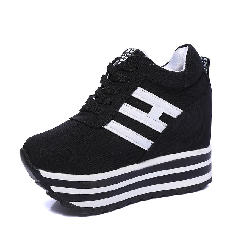Autumn New Fashion Women's Platform Shoes Comfortable and Non Slip Women's Boots Casual Flat Bottom Shoes Thick Sole Sports Shoe