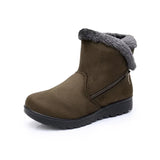Winter Boot Women Non Slip Plush Snow Boots Zipper Fashion Comfort  Ankle Boot Sizes 35-43 2025 New Couples Platform Short Boots