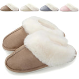 Winter Footwear Women Plush Slippers Indoor Home Anti Slip Slippers Warm Fluffy Outdoor Shoes Men House Flat Soft Slippers