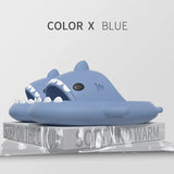 2024 New Summer Shark Slippers Women Slides Men Bathroom Flip Flops Home Anti-Skid Flat Shoes Outdoor Beach Kids Funny Sandals