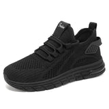 Women Casual Sneakers Lace-up Gym Vulcanized Shoes White Female Footwear Fashion Breathable Walking Mesh Flat Shoes Trainers