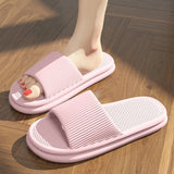 New Women Slipper Cloud Slippers For Men Flip Flops Beach Sandals Bathroom Non-Slip Slides Men Women Slippers Indoor House Shoes