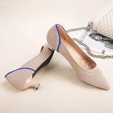 Women's high heels shoes  2025 new spring  / autumn / fashion beautiful breathable sweat absorbing comfortable shallow mouth p