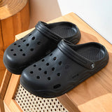 Summer Casual EVA Lightweight Outdoor Clogs Women Sandals Lndoor Women's Shoes Non-slip Thick Sole I Beach Couple Garden Shoes