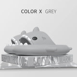2024 New Summer Shark Slippers Women Slides Men Bathroom Flip Flops Home Anti-Skid Flat Shoes Outdoor Beach Kids Funny Sandals