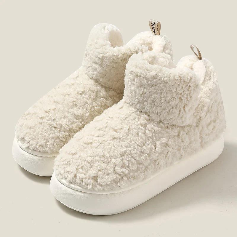 QYCKABY Fur Snow Boots For Women 2023 New Winter Thick Platform Ankle Boots Shoes Ladies Mens Classic Plush Warm Boots Free Ship