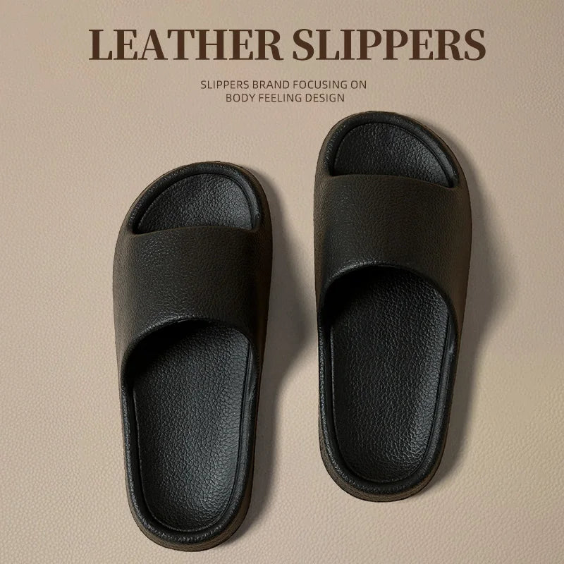 Women's Solid Color Casual Simple Slipper, EVA Material, Comfortable Indoor/Outdoor Dual-use, Anti-Slip Design.