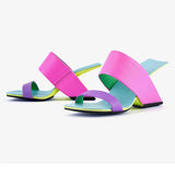 Phoentin 2025 New Brand Design Women Sandals Summer Peep Toe Slippers wedge hollow Heels  Fashion Shoes plus size 40 FT2339