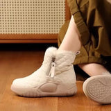 Thick Bottom Side Chain Warm Comfortable Snow Boots for Women In 2024 Winter New Fashion Casual Casual Short Boots for Women’s