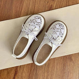 Casual Shoes Woman Flat Sneakers Women Shoes Ladies Platform Shoes 2023 Lace-up Women Flats Female Shoes Loafers Zapatos Mujer