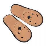 Custom Winnie The Pooh Memory Foam Slippers Women Comfy Warm Cartoon Bear House Slippers