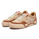 Colour Blocking Design Fashion Simple New Women's Casual Shoes Comfortable and Versatile Classic Letter Printing